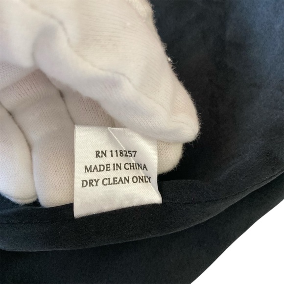 LIA KES - NEW YORK | Elegant Two-Tone Silk Dress Size 6 - Picture 8 of 11